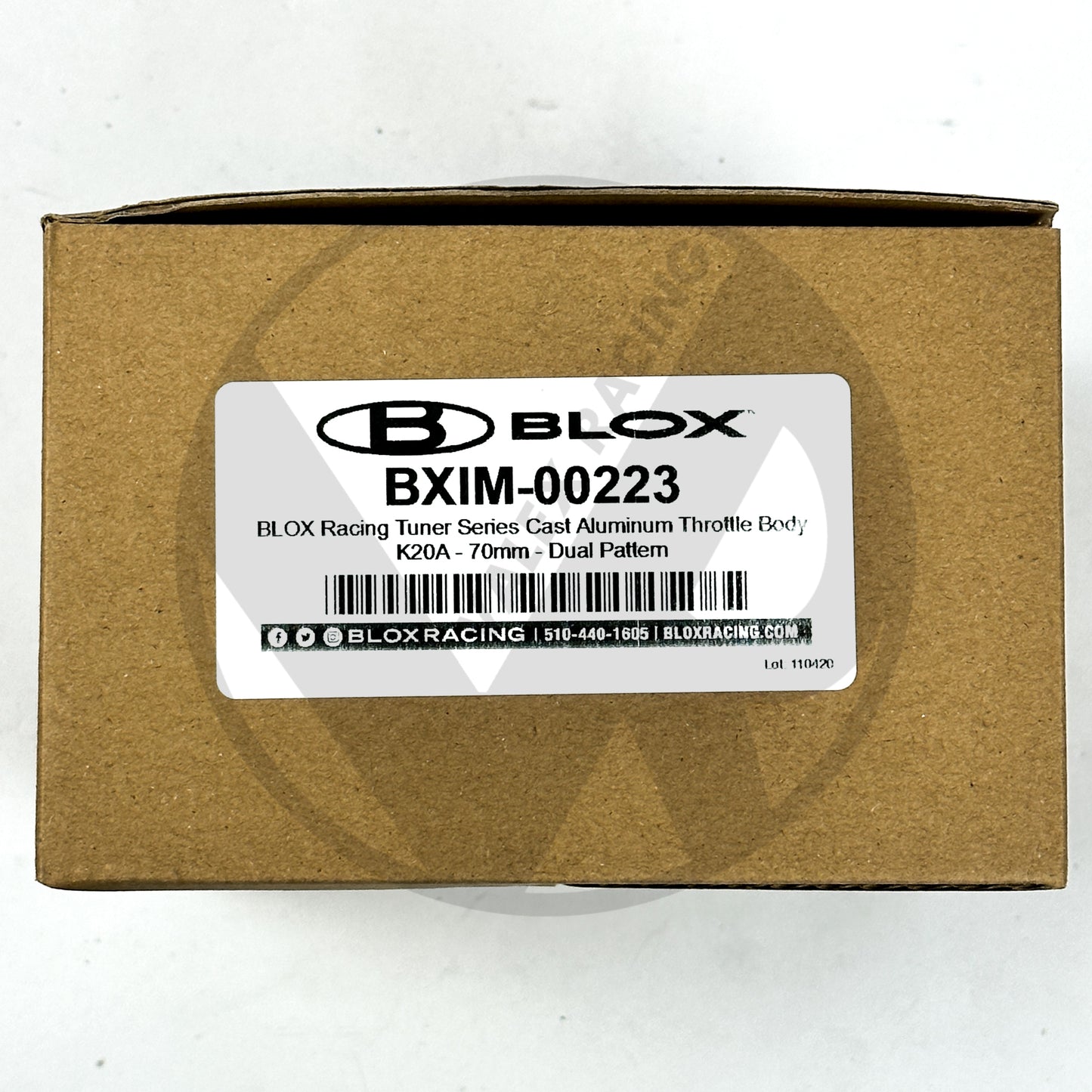 BLOX RACING TUNER SERIES 70MM DUAL PATTERN THROTTLE BODY W/ THERMAL GASKET K20 K24 PRB PRC RBC RRCRBC/PRB