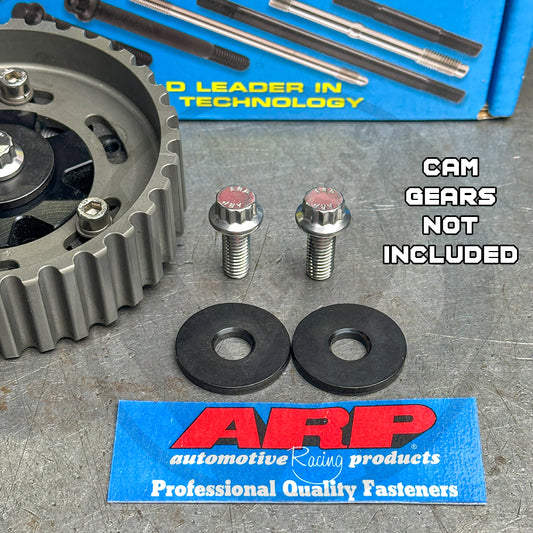 ARP Stainless Cam Gear Bolts and Black Washers for Honda Acura B Series LS B20 (12 Point)