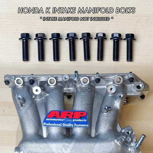 ARP Black Intake Manifold Hardware Kit 8 Bolts For Honda Acura K20 K24 Engines