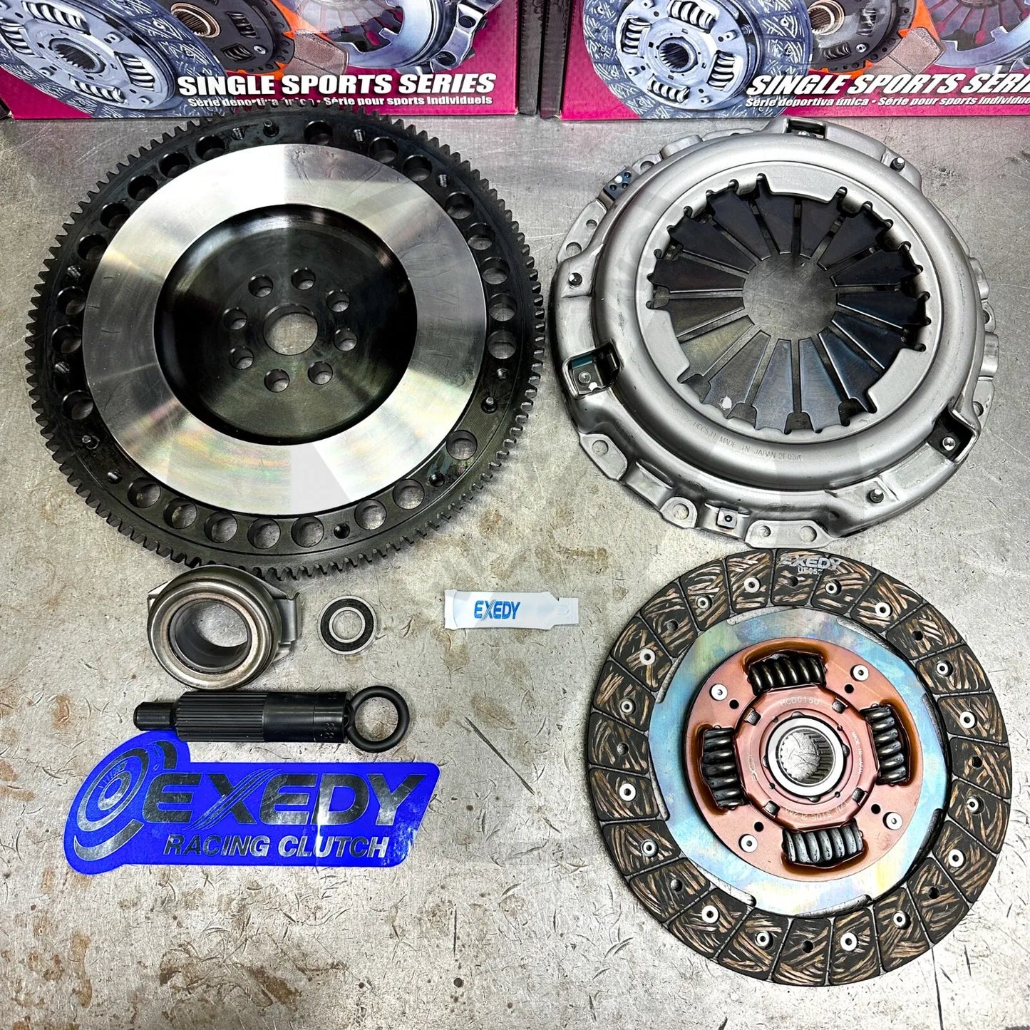 Exedy OEM Clutch Kit with 10lb Lightweight Flywheel for Honda Civic B Series