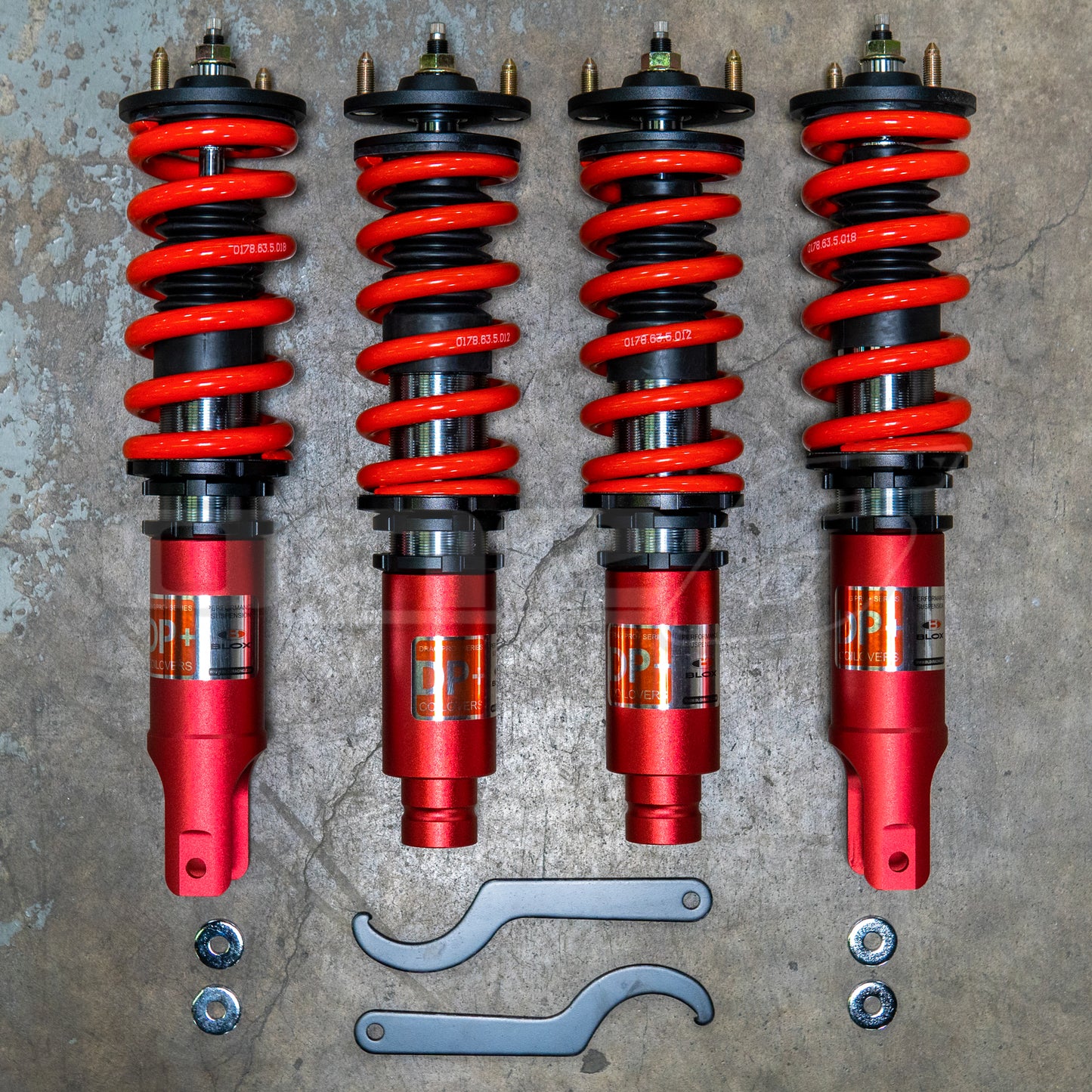 Blox Drag Race Pro+ Plus Series Coilovers Civic 92-00 Integra 94-01 EG EK DC2