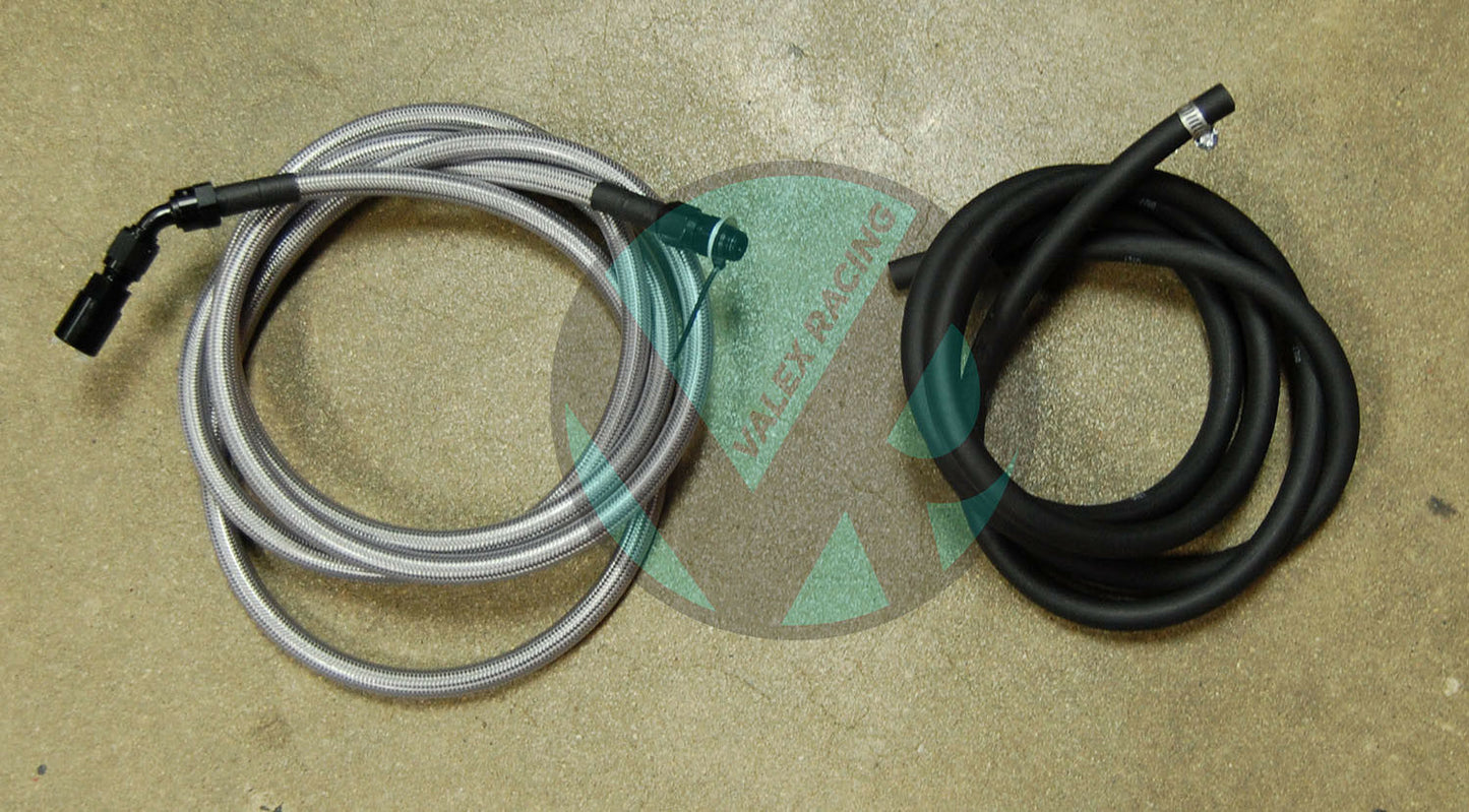 97-01 Honda CR-V Replacement Stainless Steel Fuel Feed Line & Rubber Return