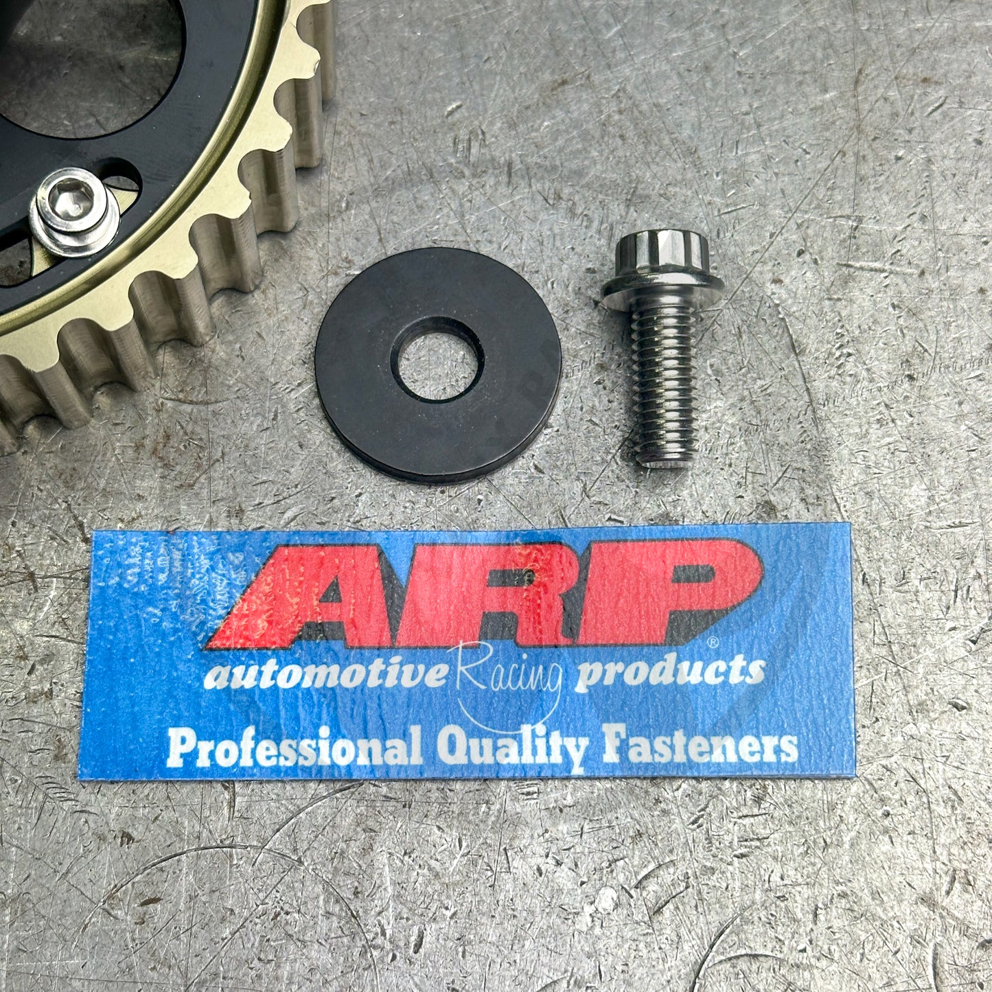 ARP Stainless Cam Gear Bolt and Black Washer for Honda D Series SOHC