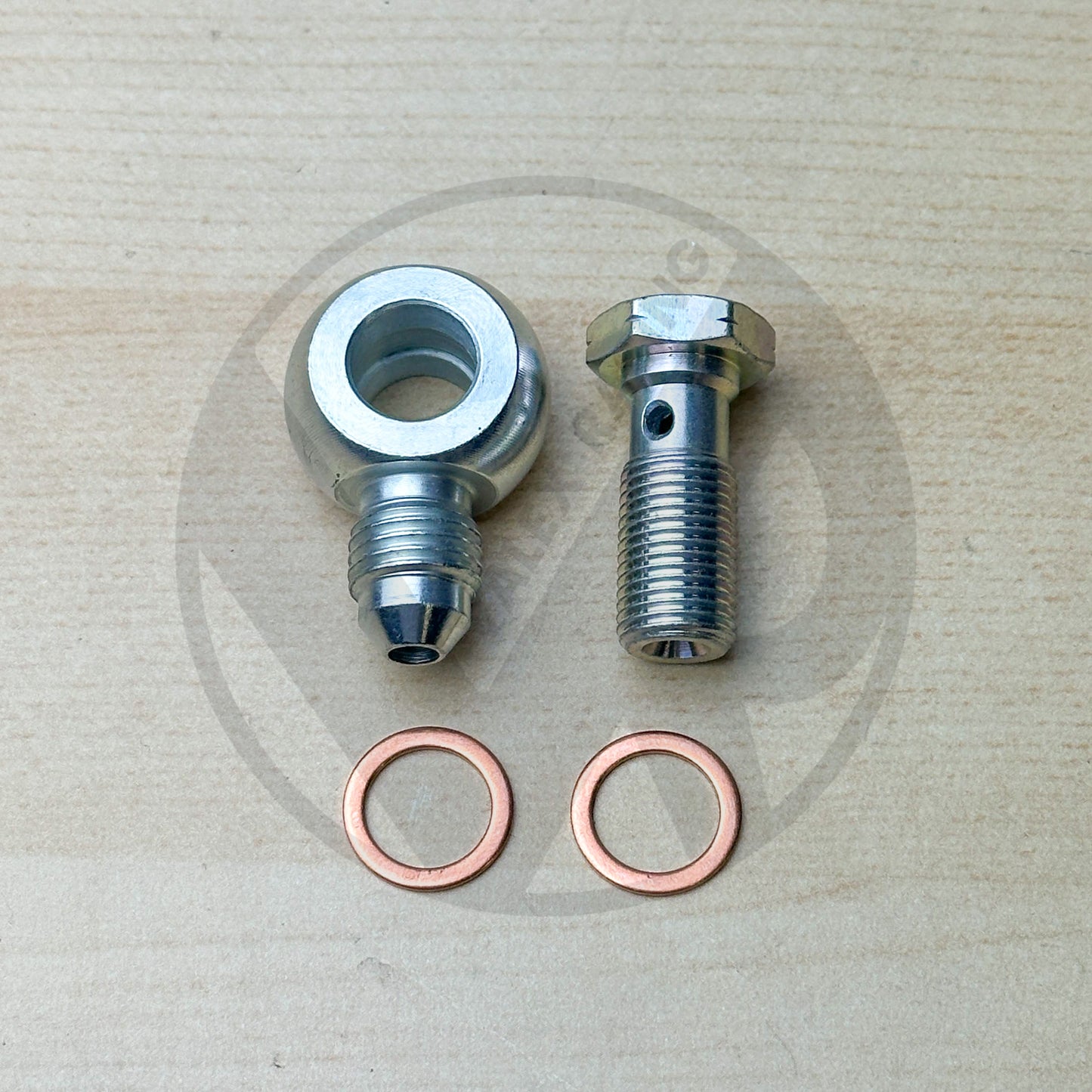 Steel THICK Banjo Bolt Fitting M10 x 1.0 (Metric 10mm) to 3AN -3 AN3