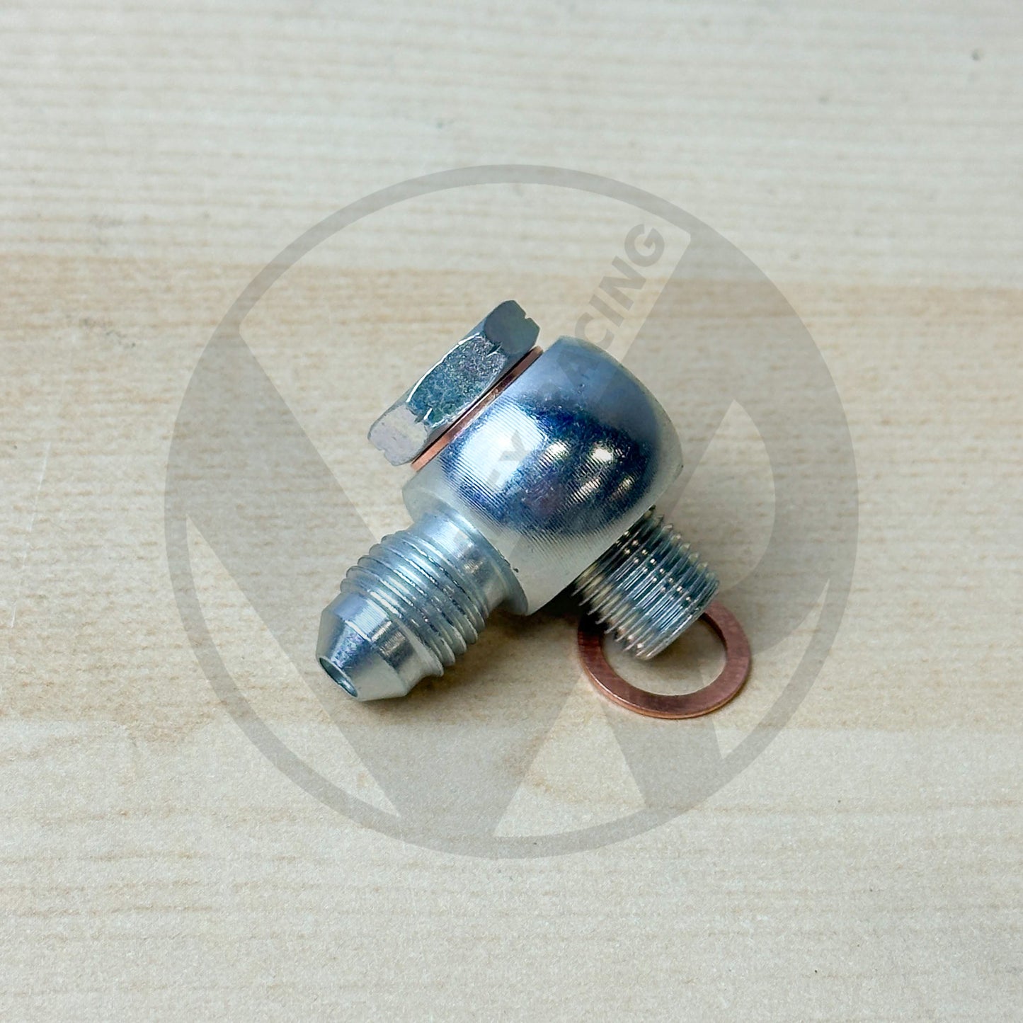 Steel THICK Banjo Bolt Fitting M10 x 1.0 (Metric 10mm) to 3AN -3 AN3