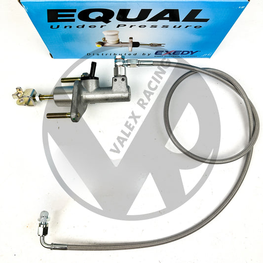 Bolt In EM2 Clutch Master Cylinder Kit with Stainless Steel Clutch Line for 12-15 Honda Civic 1.8L