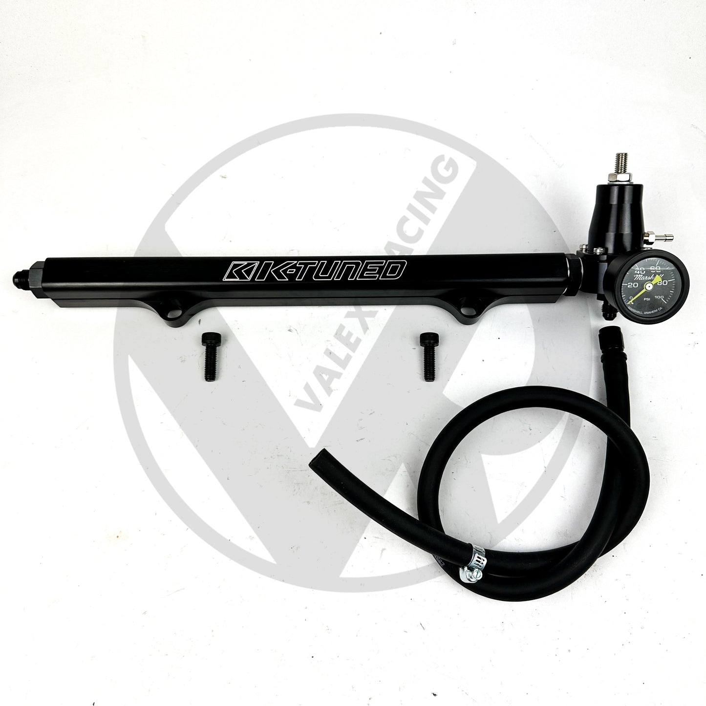 K-Tuned K Swap Fuel System EG EK DC2 AERO Style Regulator Black Fuel Rail