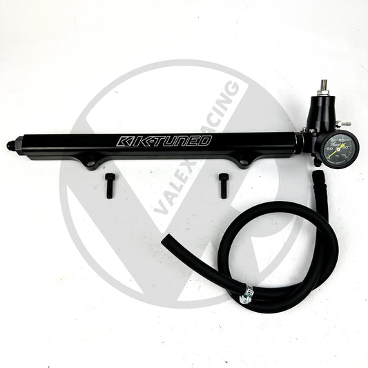 K-Tuned K Swap Fuel System EG EK DC2 AERO Style Regulator Black Fuel Rail