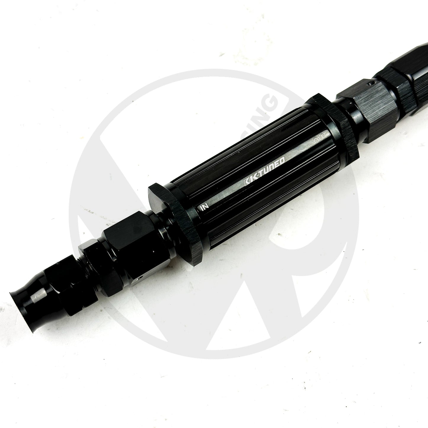 D Series Fuel Tuck System with Wrinkle Black Fuel Rail & K Tuned Filter for Honda Civic D16Y8 Y7 3 BOLT