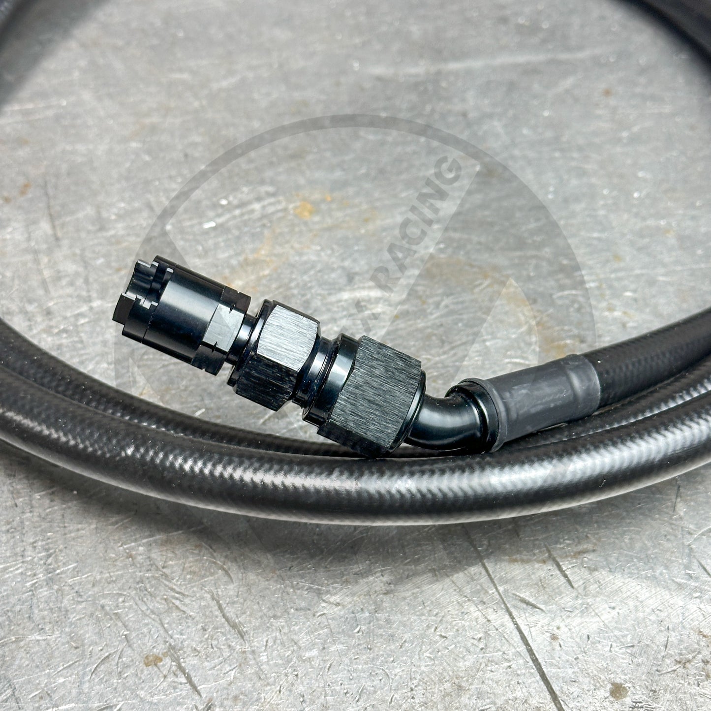 94-01 Integra E85 Compatible Stainless Steel Fuel Lines Kit -10AN FEED -6AN RETURN (Black)