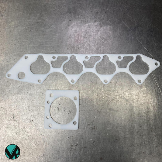 Honda Acura Reusable Thermal Intake Manifold Gasket and Skunk2 Pro Series Throttle Body Gasket Kit B18C B18C1