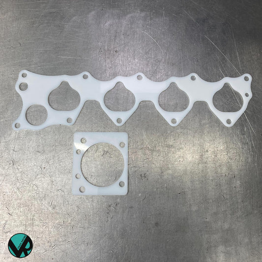 Honda Acura Reusable Thermal Intake Manifold Gasket and Skunk2 Pro Series Throttle Body Gasket Kit S2000 F20C F22C1