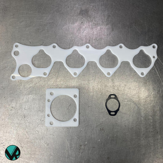 F20C F22C1 S2000 | Honda Acura Reusable Thermal Intake Manifold Gasket, Skunk2 Pro Series Thermal Throttle Body Gasket, and Thermal TPS Gasket