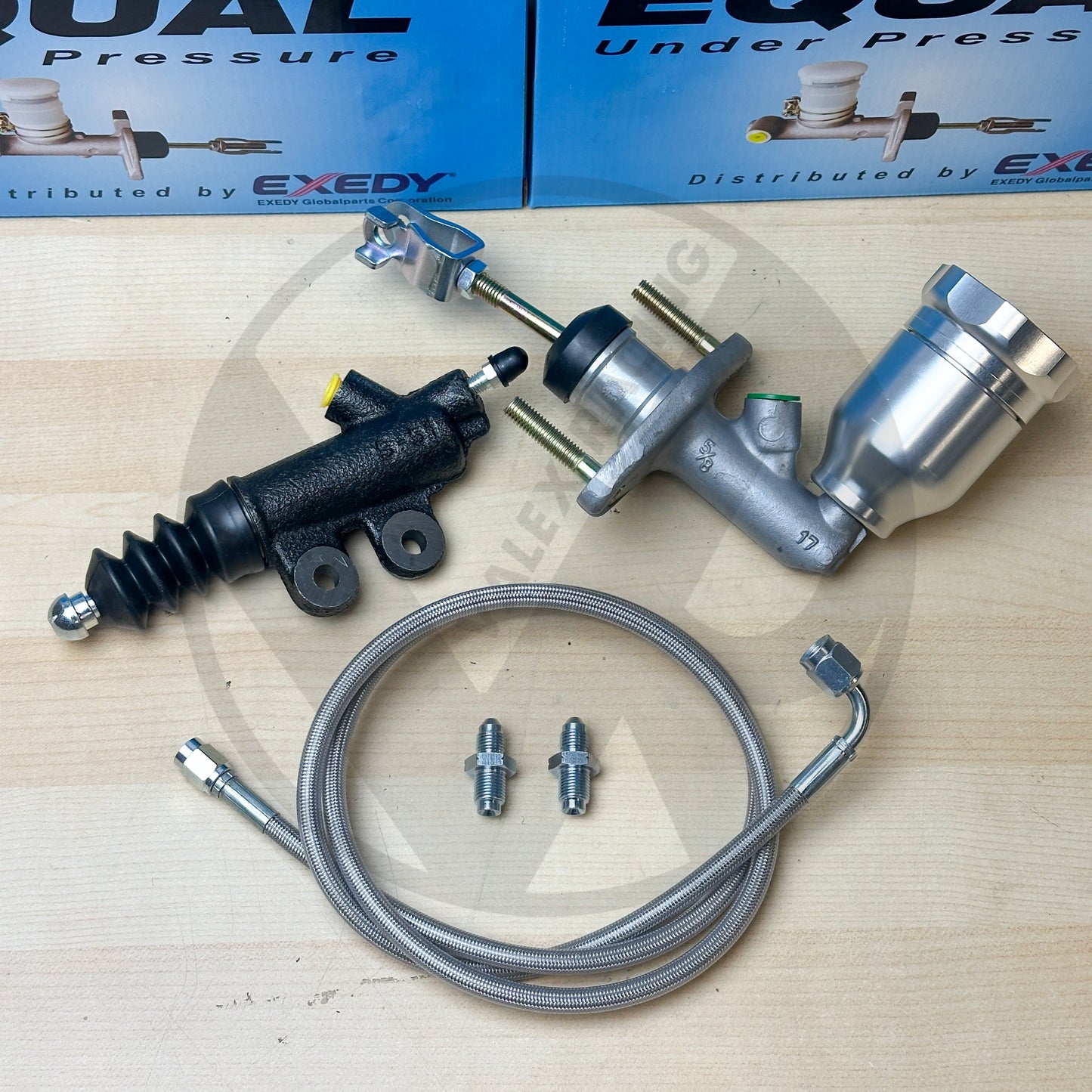 Exedy EM1 Clutch Master & Slave Cylinder with Billet Reservoir for 97-01 Honda CRV