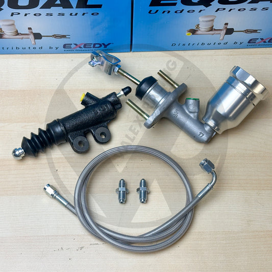 Exedy EM1 Clutch Master & Slave Cylinder with Billet Reservoir for 97-01 Honda CRV