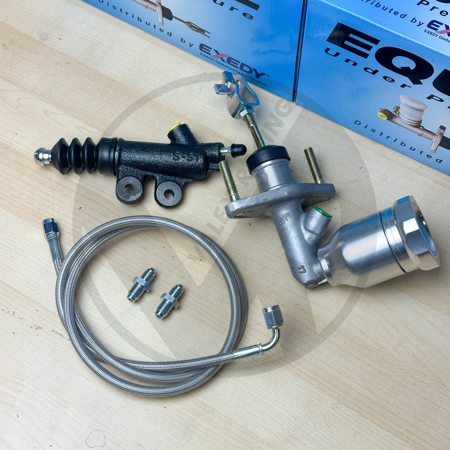Exedy EM1 Clutch Master & Slave Cylinder with Billet Reservoir for 97-01 Honda CRV