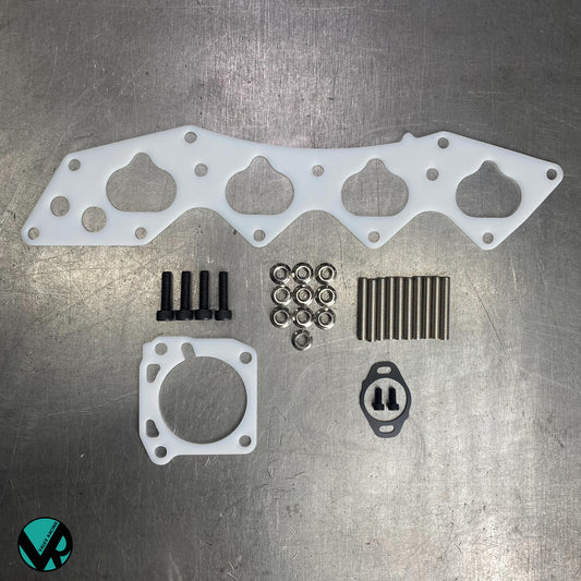 Honda Acura Reusable Thermal Intake Gasket Full Kit With Hardware B18A B18B B20