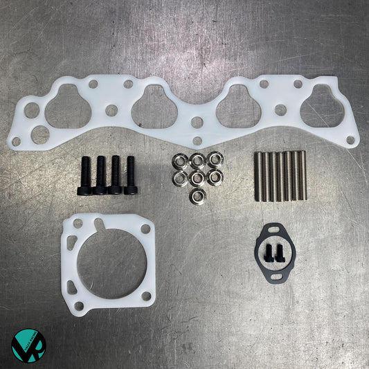 Honda Acura Reusable Thermal Intake Gasket Full Kit With Hardware D15 D16