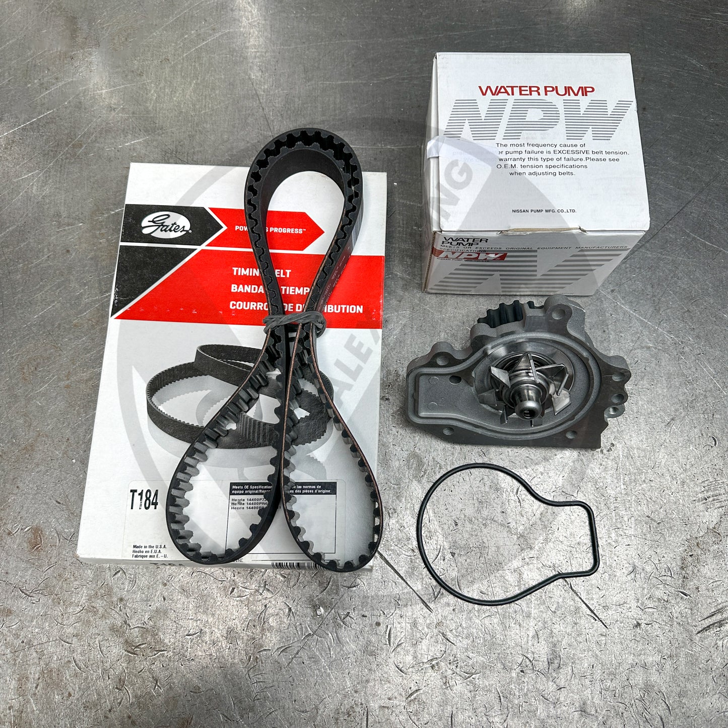 Gates TB Timing Belt / Water Pump Kit for Honda Acura B Series