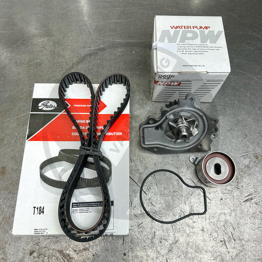 Gates Timing Belt / Tensioner / Water Pump Kit for Honda Acura B Series
