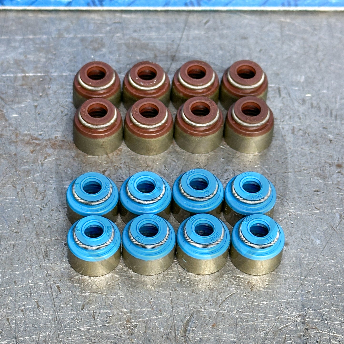 Supertech Valve Stem Seals Set Intake and Exhaust Honda Acura B16 B18C B17 H22 D16