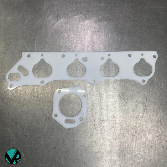 Honda Acura Reusable Thermal Intake Manifold Gasket and 70mm Thermal Throttle Body Gasket 8th gen Civic Si K20Z3