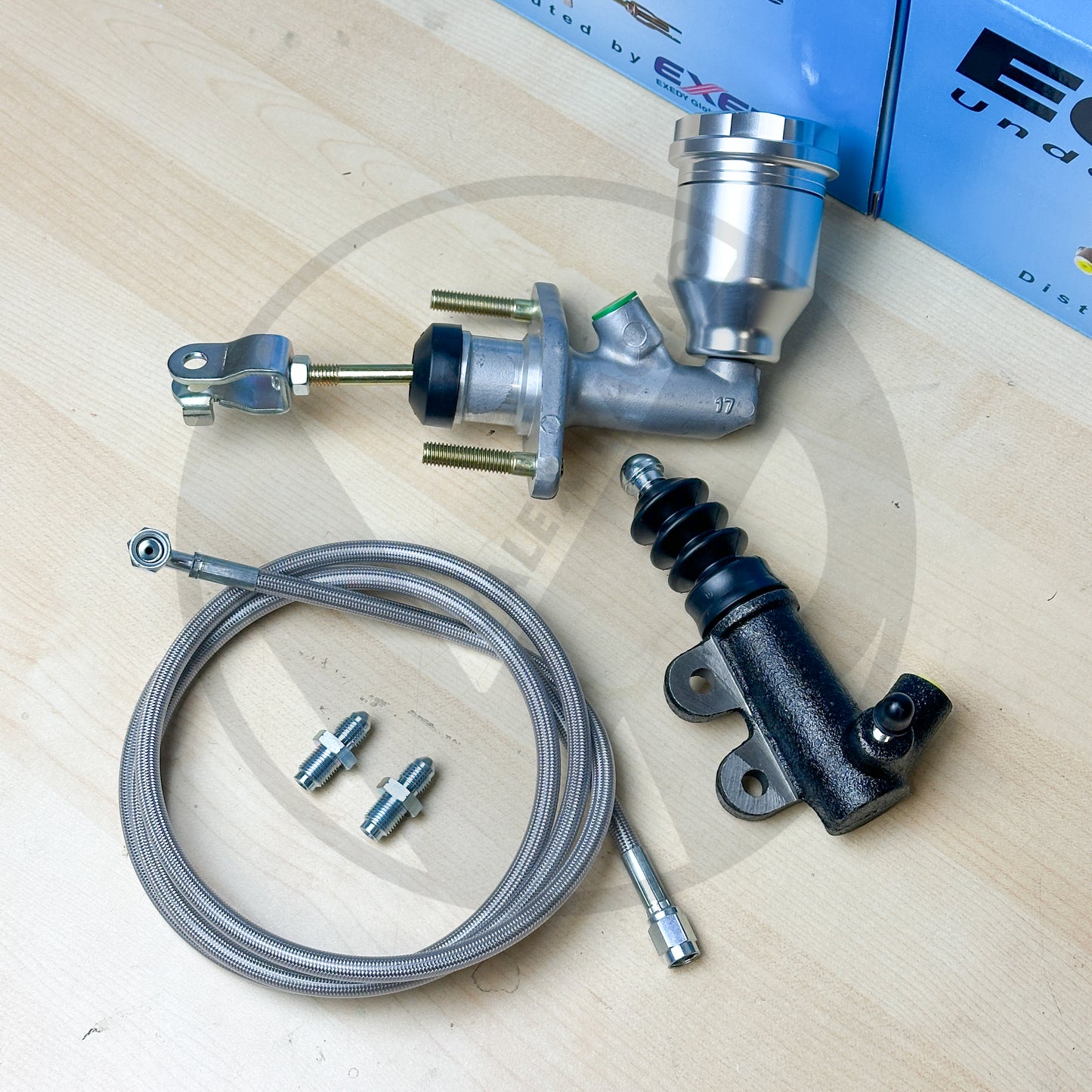 Exedy EM1 Clutch Master Cylinder Kit w Billet Reservoir For 90-97 Honda Accord