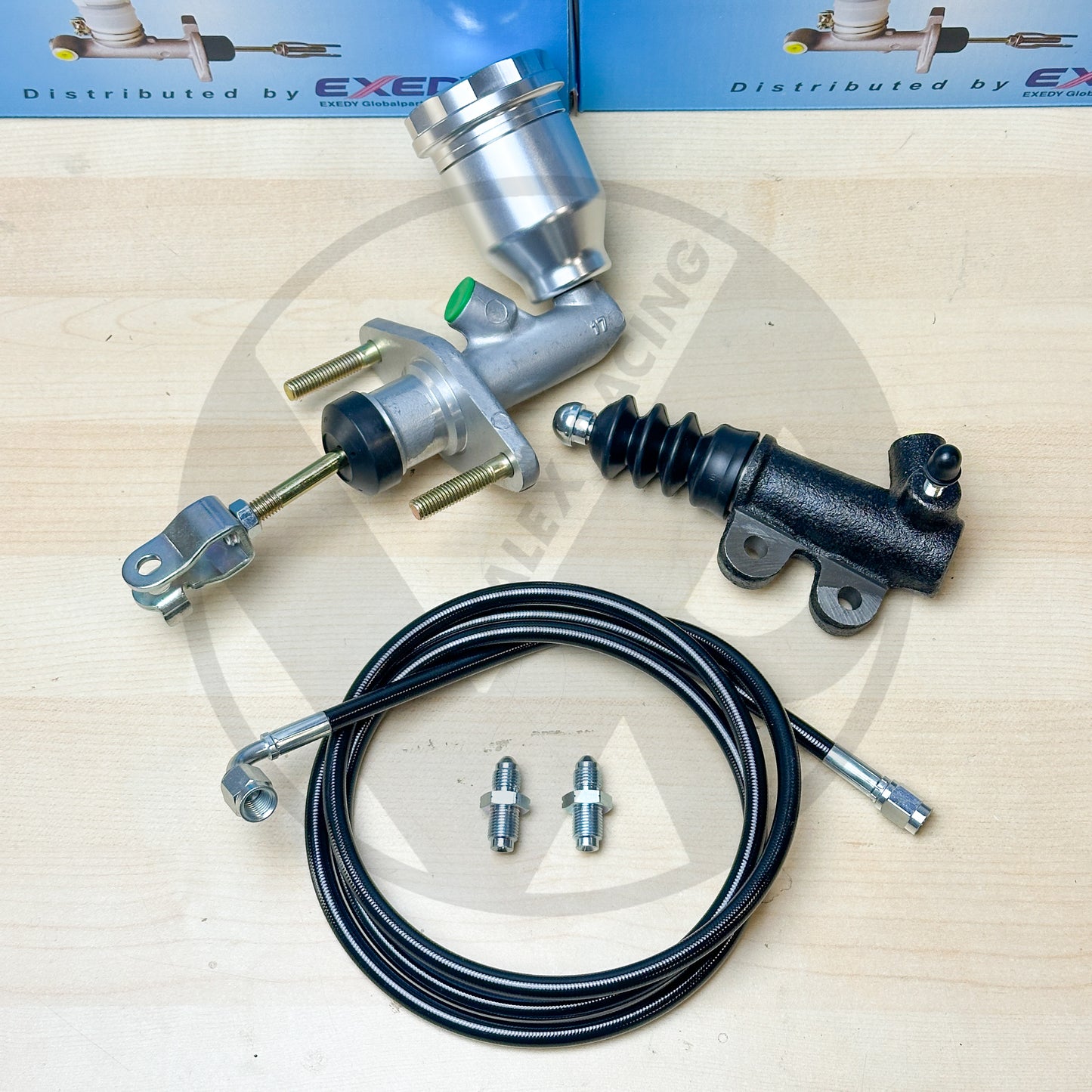 Exedy EM1 Clutch Master Cylinder Kit w Billet Reservoir For 90-97 Honda Accord