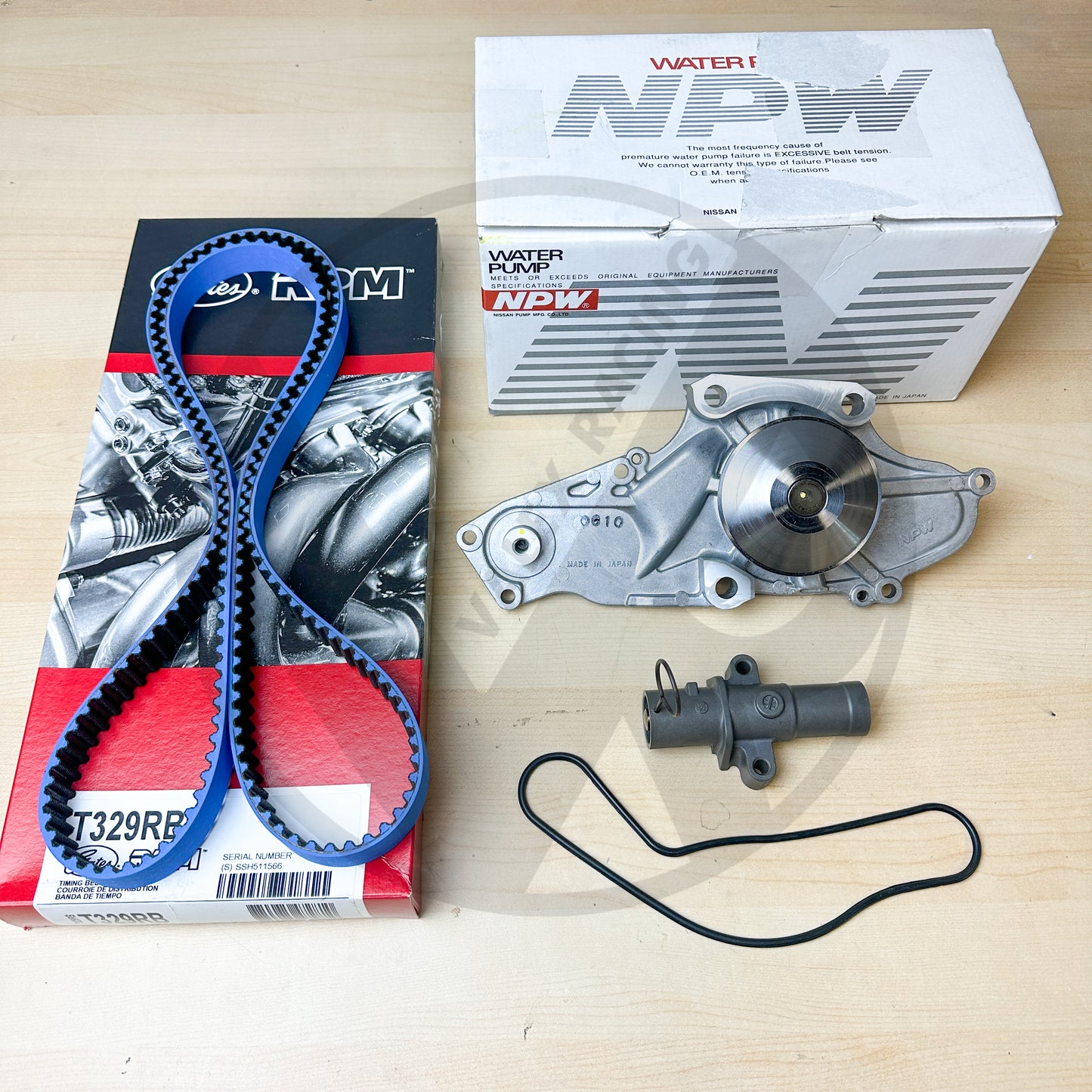 Gates Racing T329RB Timing Belt Kit for Honda Acura J Series Engine