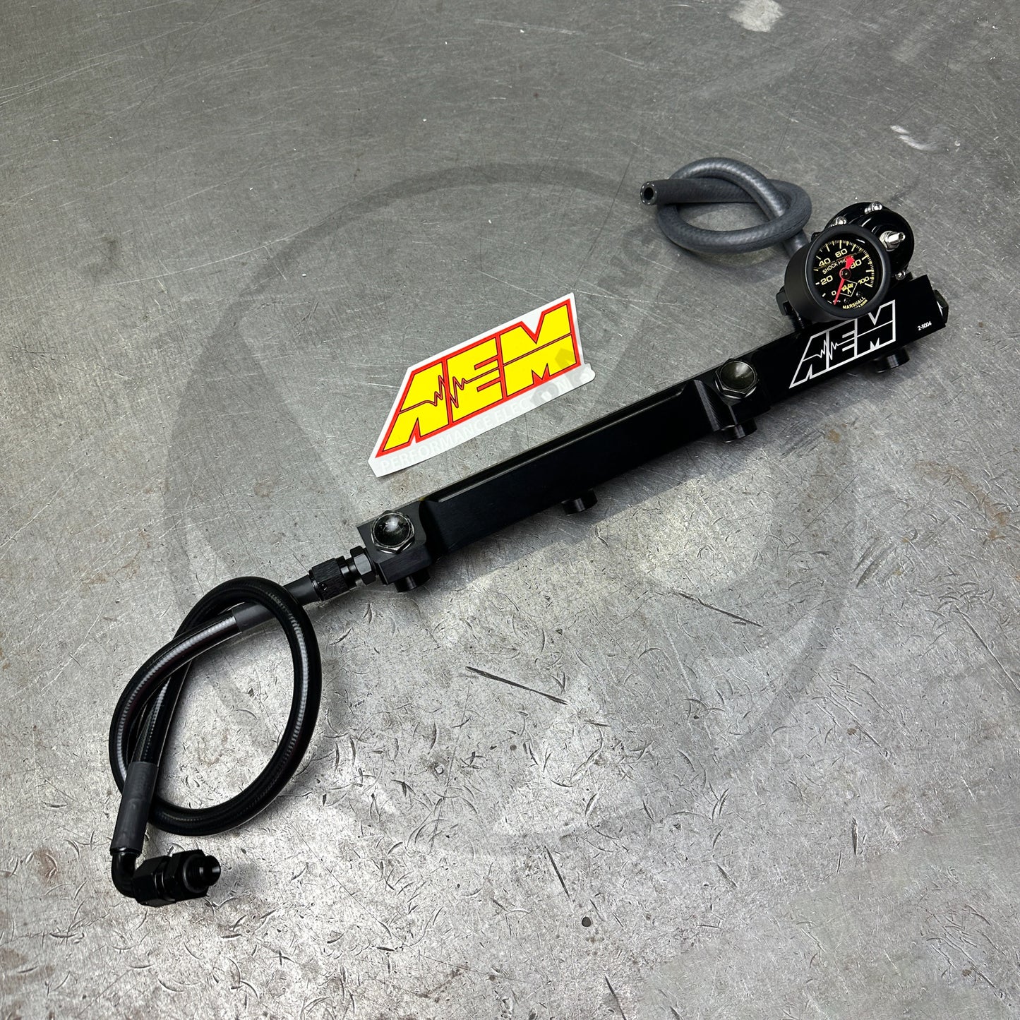H/F Series AEM Fuel Rail kit with AEM Style Regulator for Honda Acura H22/3 F22