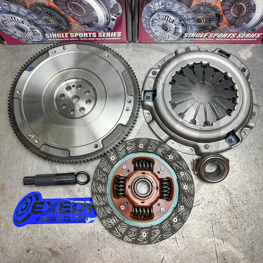 Exedy Stage 1 Disc OEM Pressure Plate & OEM Flywheel for 92-01 Honda Prelude 90-97 Accord H22 H23 F22 F23