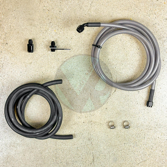 97-01 Honda CR-V Replacement Stainless Steel Fuel Feed Line & Rubber Return