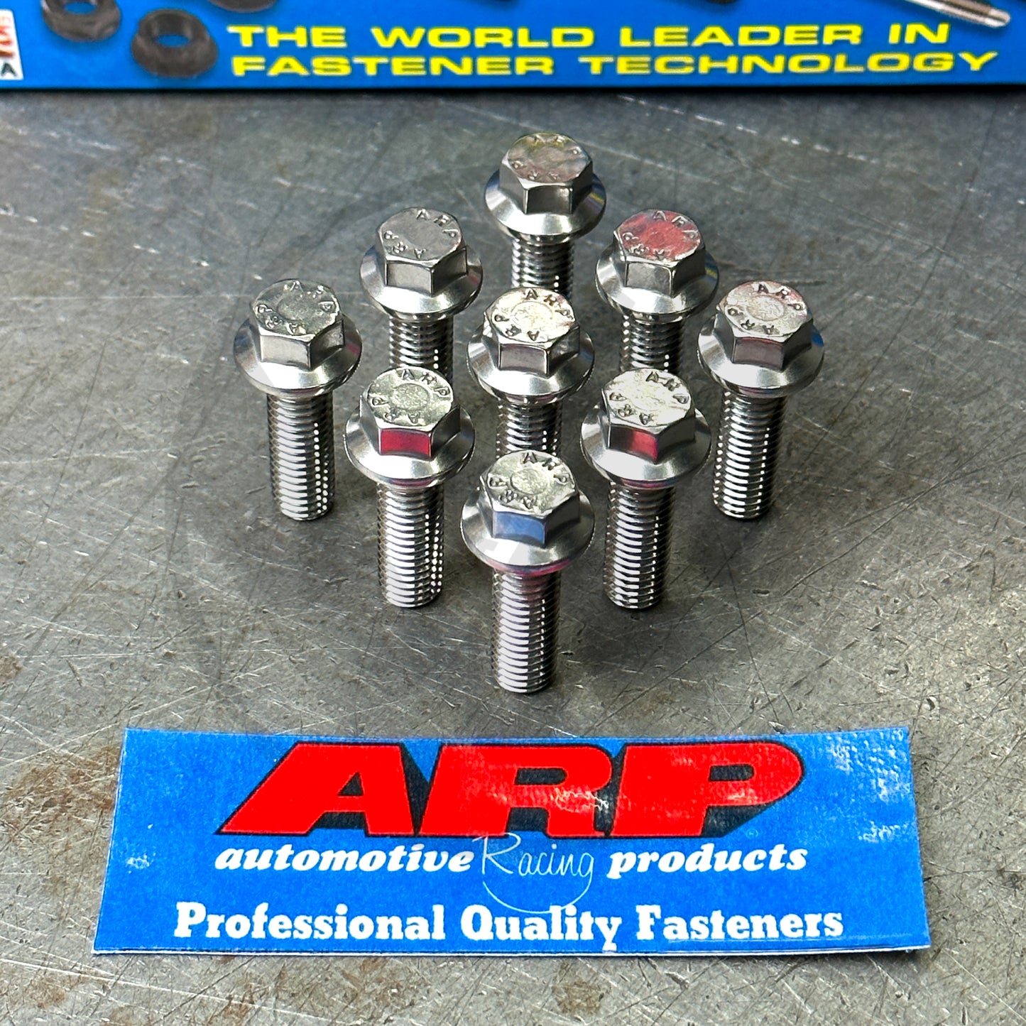 ARP Stainless Steel Header Bolt Kit 9 Bolts For Honda / Acura B/D Series Civic Integra