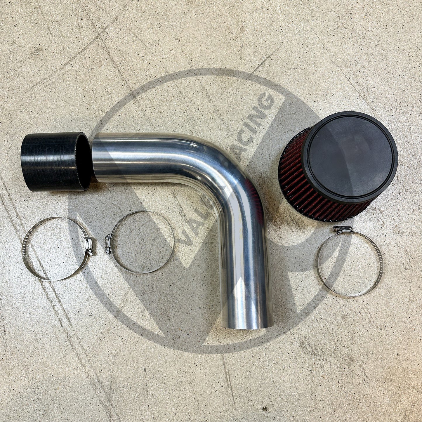 Valex Racing Budget 3" inch Air Intake Silver K20 K24 Swap Intake For Honda Civic Acura Integra