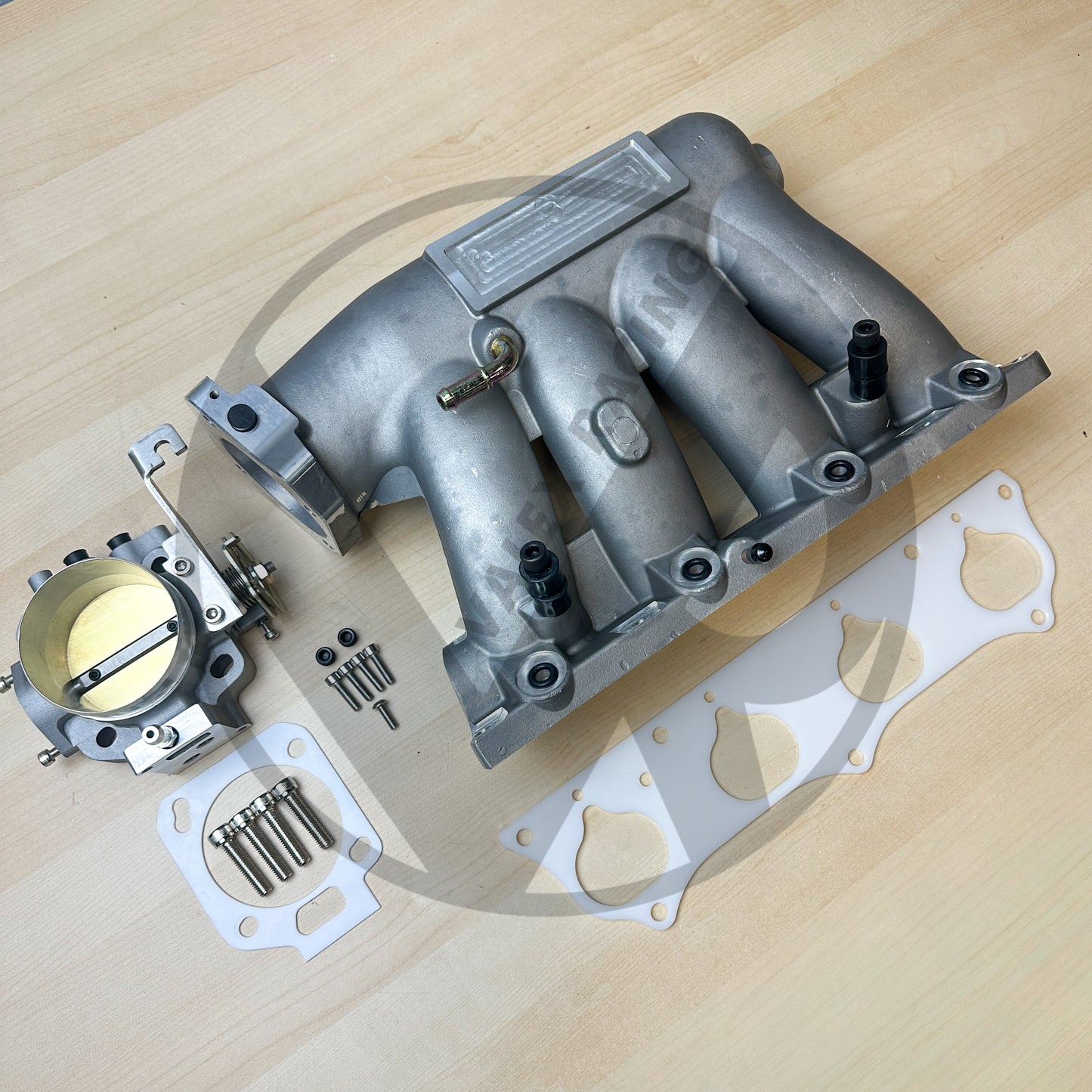 RBC Pro Clipped Ported Intake Manifold K20 K24 K-Swap 72mm Dual Pattern Throttle
