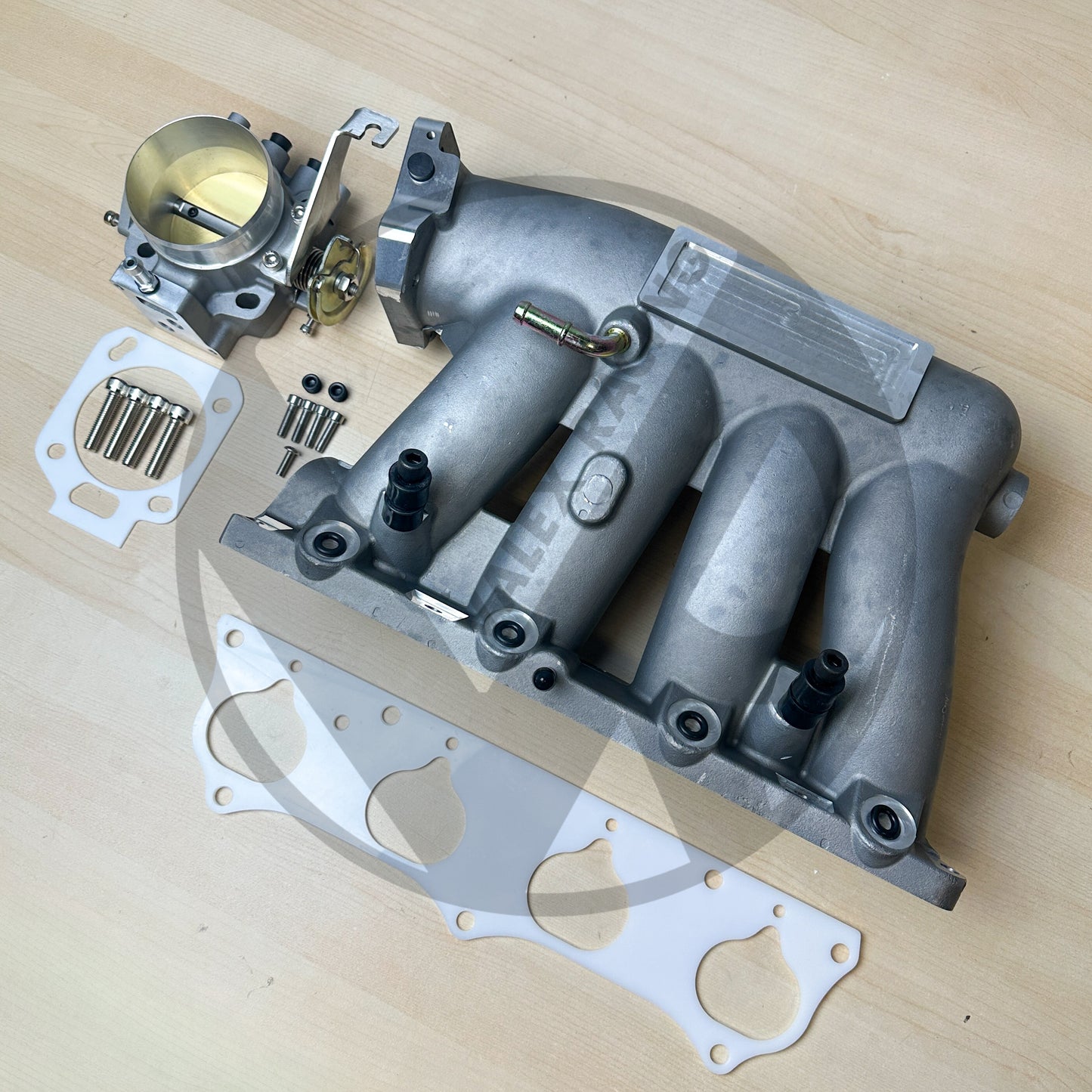 RBC Pro Clipped Ported Intake Manifold K20 K24 K-Swap 72mm Dual Pattern Throttle