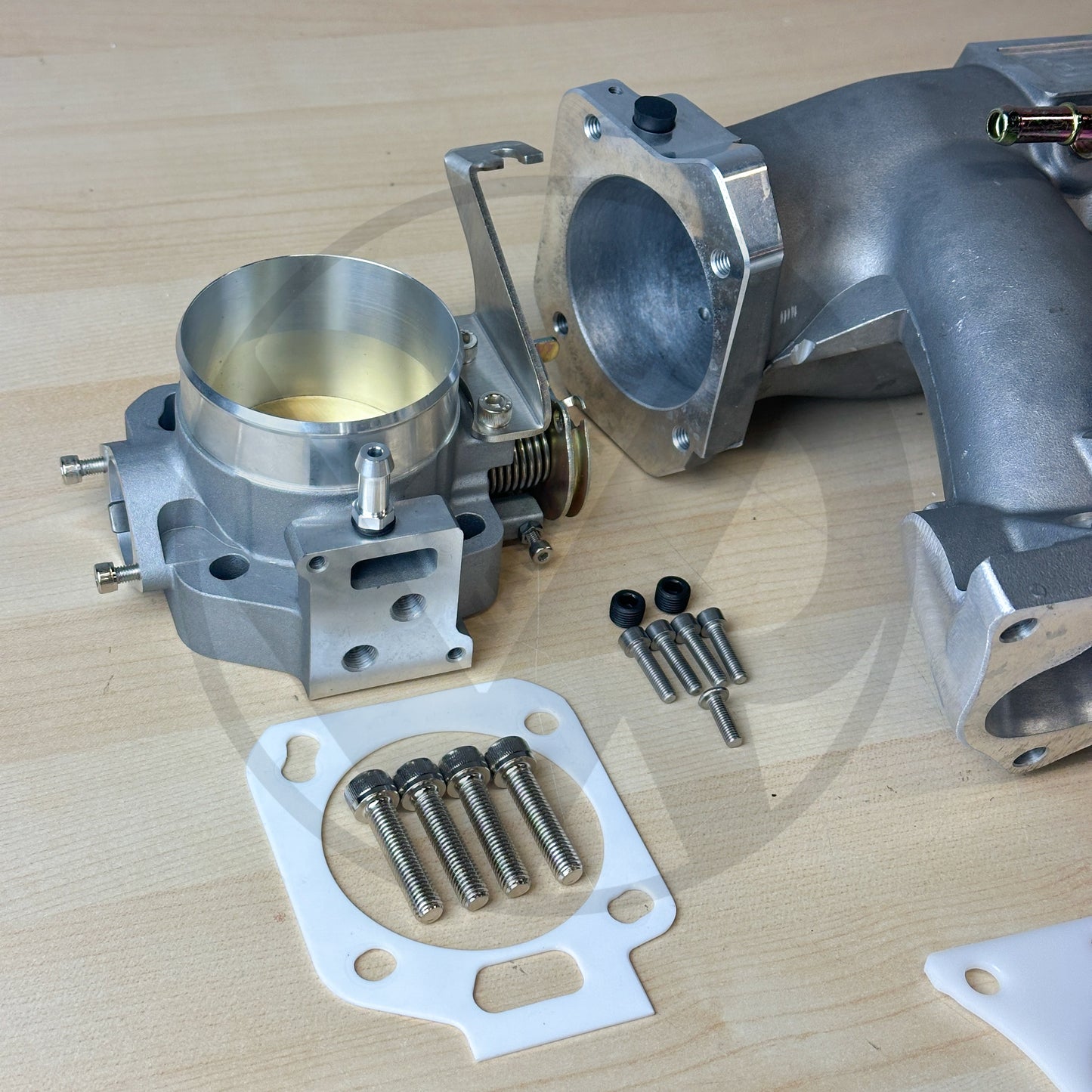 RBC Pro Clipped Ported Intake Manifold K20 K24 K-Swap 72mm Dual Pattern Throttle