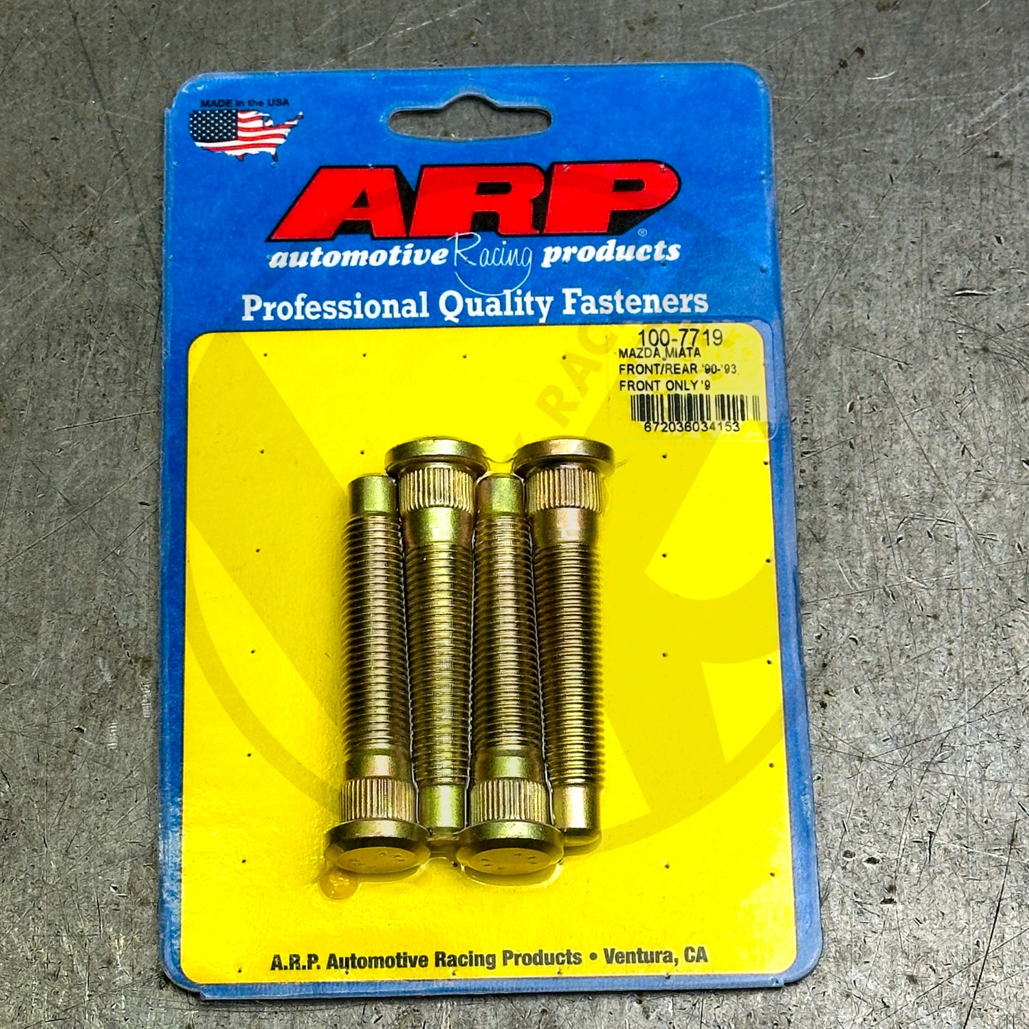ARP Extended Wheel Studs for 1994-2005 Mazda Miata NA NB 16pcs 100-7719 100-7720
