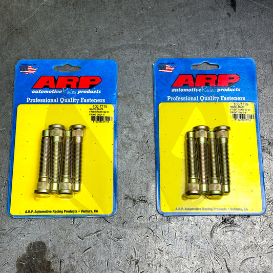 ARP Extended Wheel Studs for 1994-2005 Mazda Miata NA NB 8pc 100-7719 FRONT ONLY
