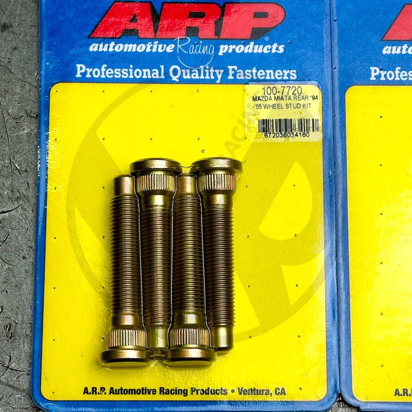 ARP Extended Wheel Studs for 1994-2005 Mazda Miata NA NB 8pc 100-7720 REAR ONLY