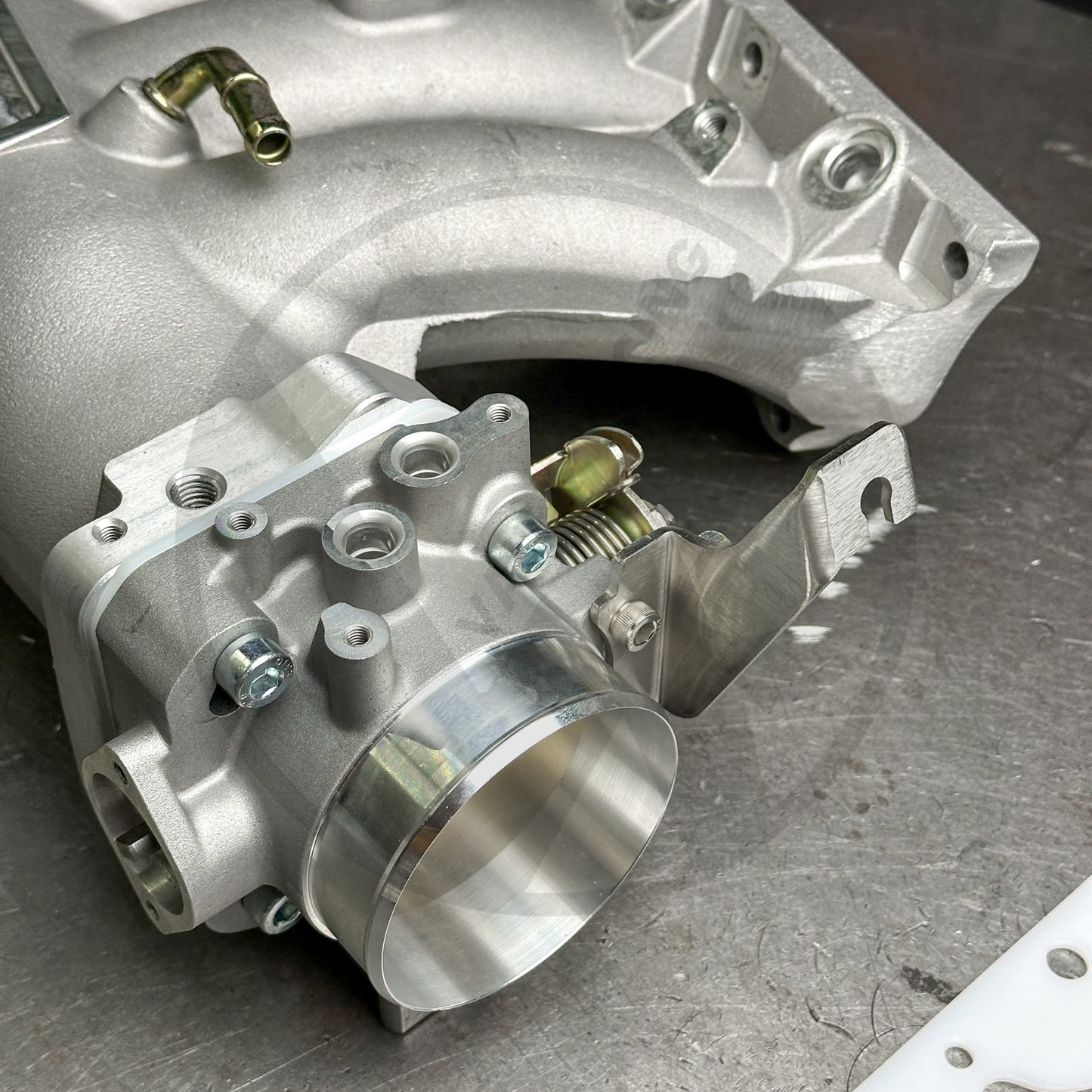 RBC Pro Clipped Ported Manifold K20 K24 Swap w Dual Pattern 70mm Blox Throttle Body (Stage 2)