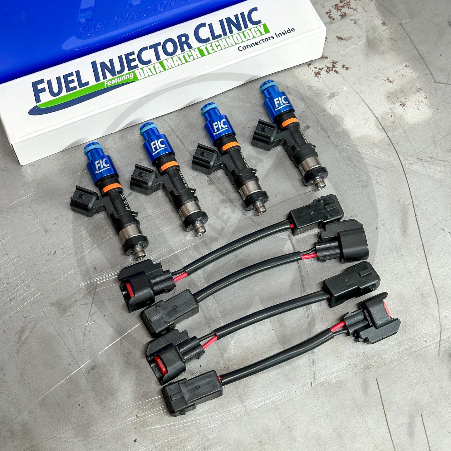 FIC 1000cc Fuel Injectors Set High-Z For Mitsubishi 4G63T GST GSX 95-99 Evo 8 9