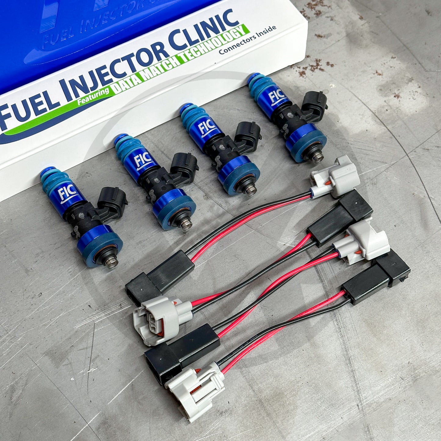 Fuel Injector Clinic 2200cc Fuel Injectors for Honda Acura D16 B16 B18 B20 H22