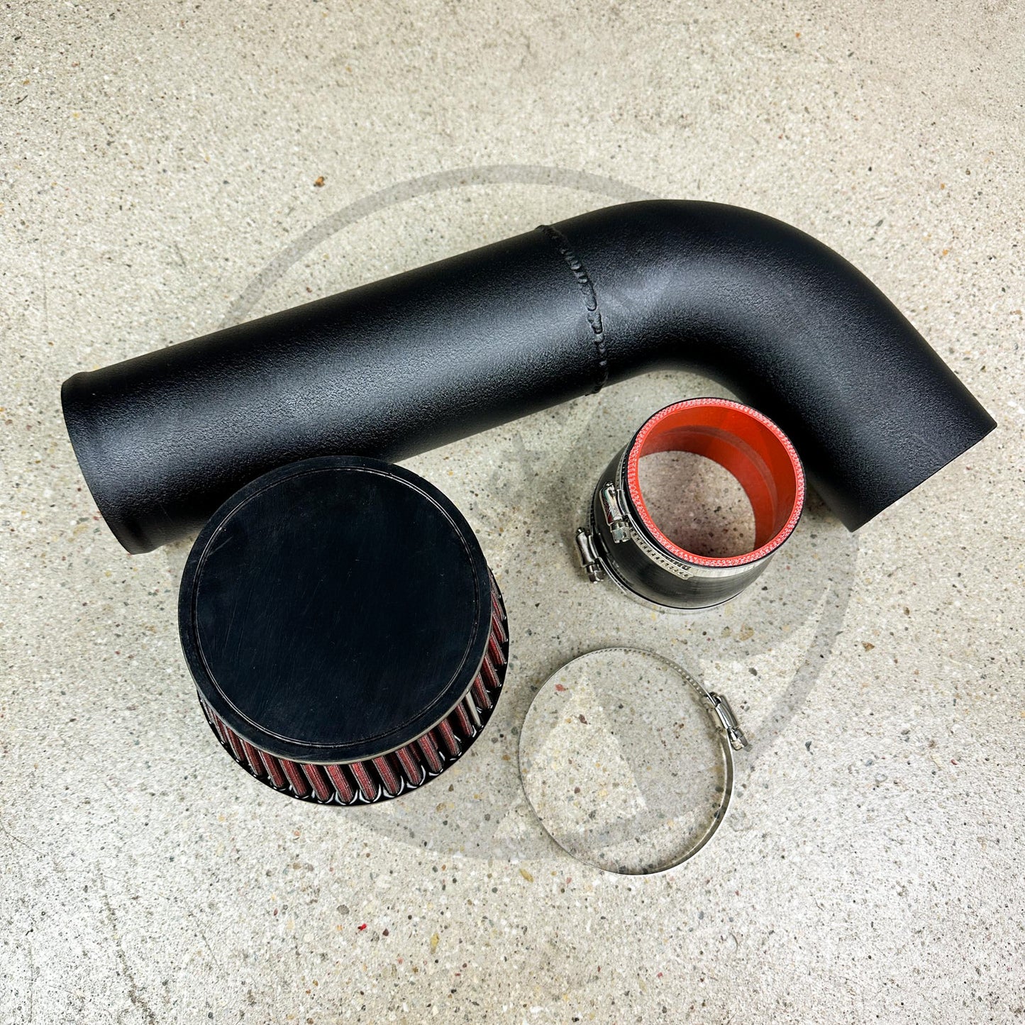 Honda/Acura 3.5" Intake System with Racing Air Filter Black B D H Swap