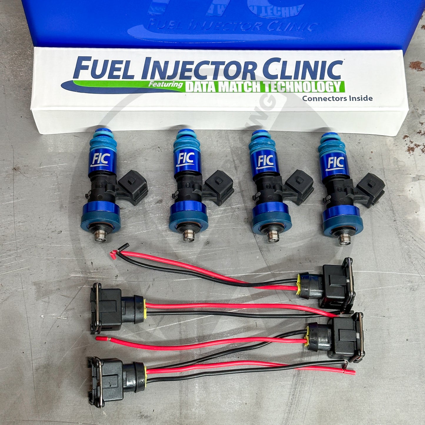 Fuel Injector Clinic 1650cc Fuel Injectors for Honda Acura D16 B16 B18 B20 H22