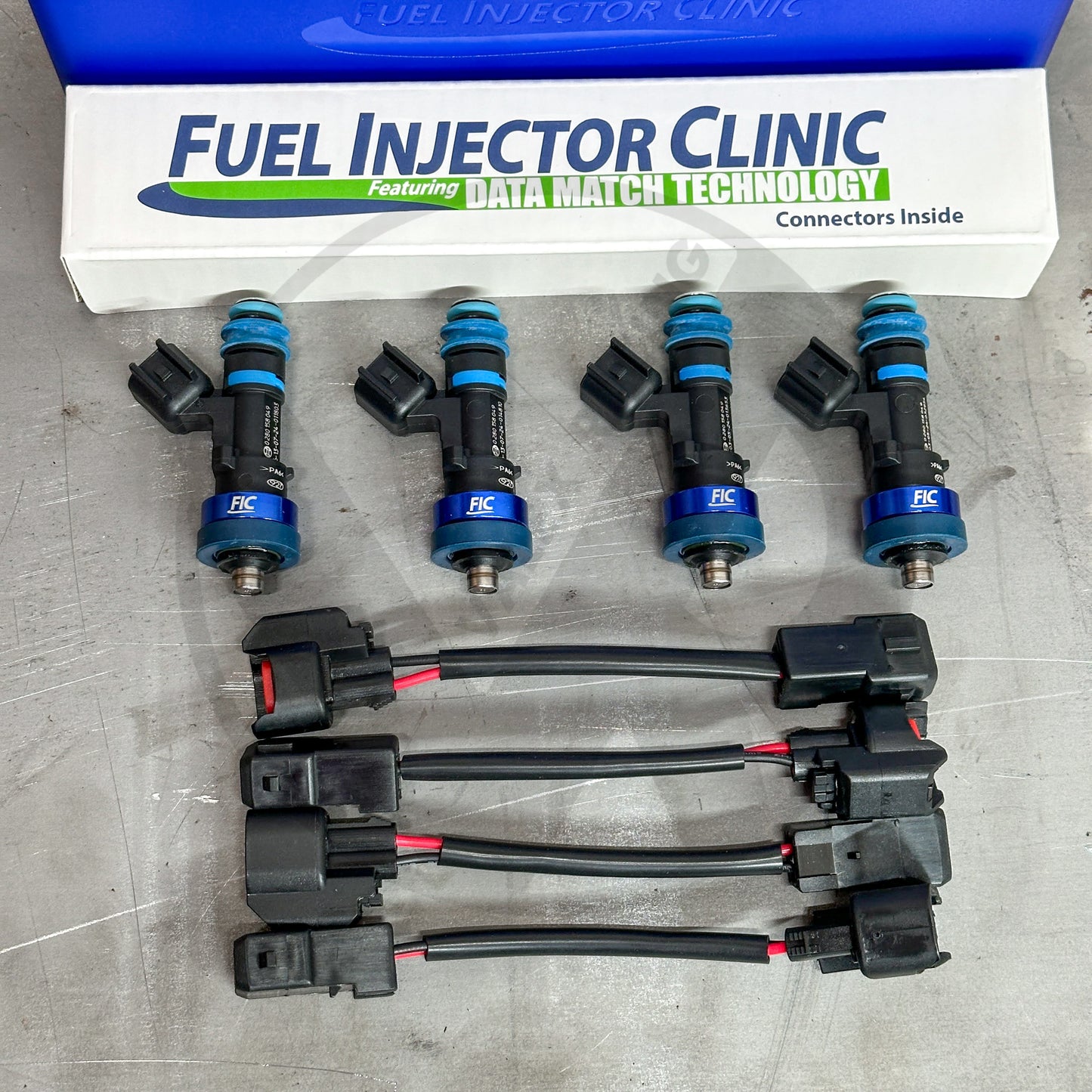 Fuel Injector Clinic 445cc Fuel Injectors for Honda Acura D16 B16 B18 B20 H22