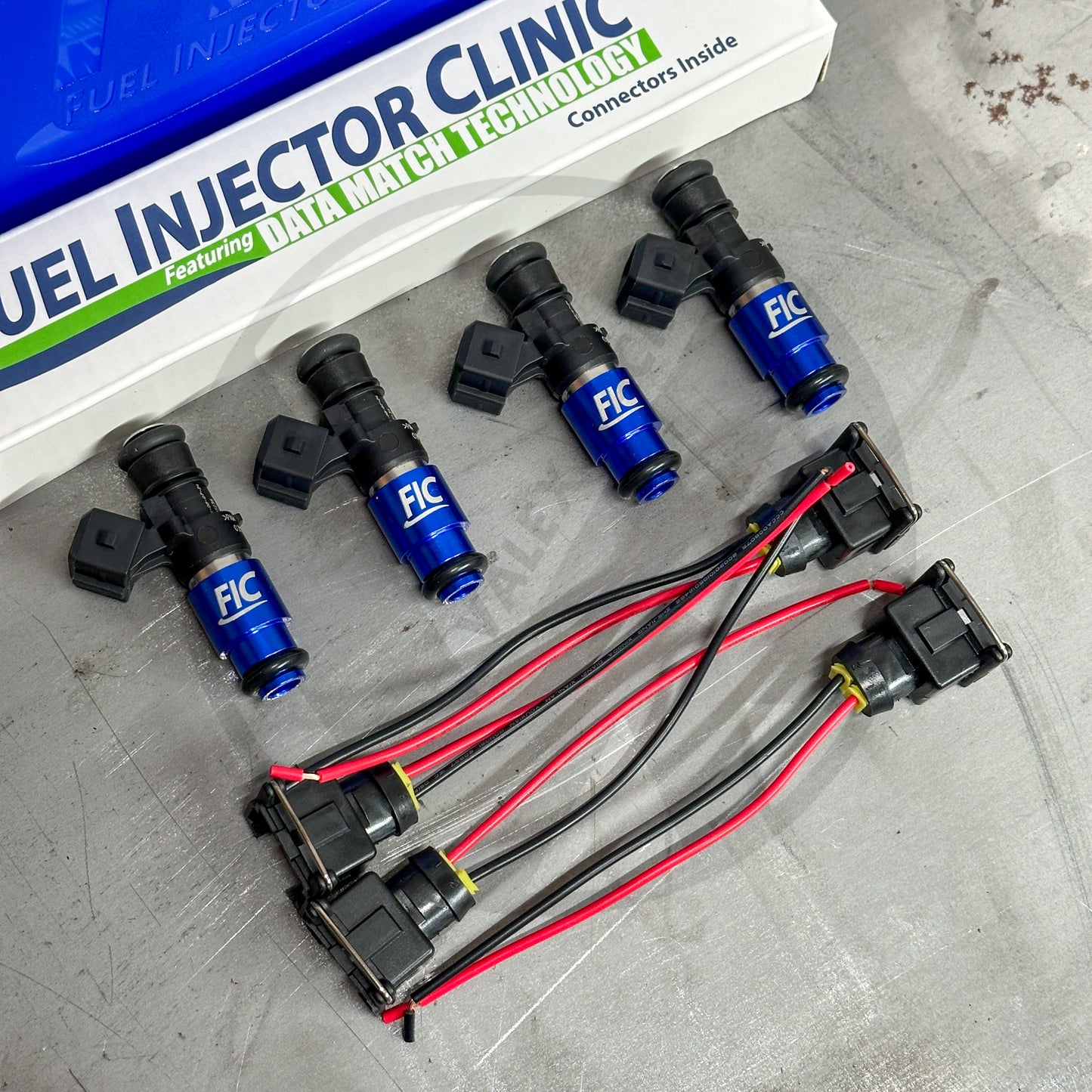 Fuel Injector Clinic 1650cc Fuel Injectors for Honda Acura K20 K24 F22C S2000