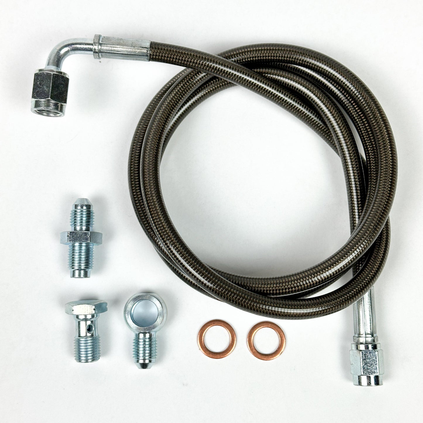 03-11 Honda Element Stainless Steel Clutch Hose Replacement Line (7 Colors Available)