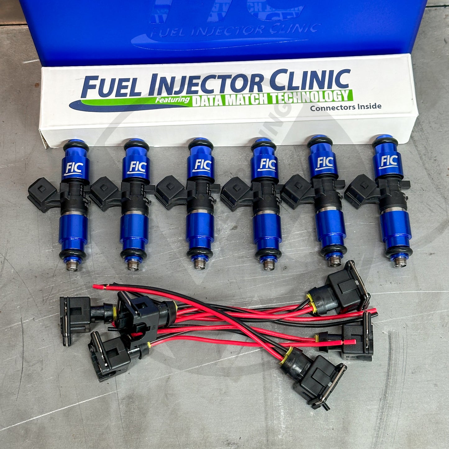 1200cc FIC for Supra 2JZ-GTE Fuel Injector Clinic Injectors Set IS145-1200H