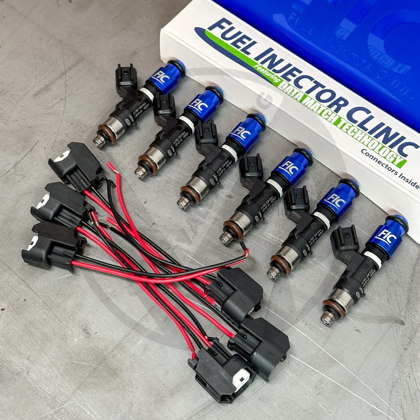 650cc FIC for Supra 2JZ 2JZGTE 2JZ-GTE Fuel Injector Clinic Injectors Set